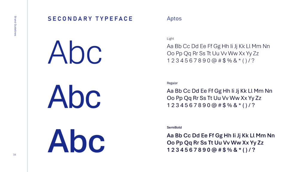 AWATS Typography: Secondary Typeface